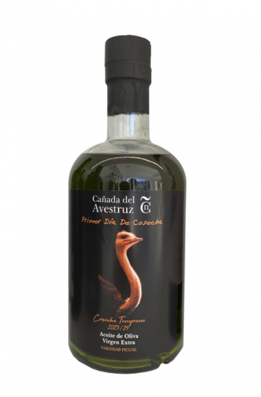 Cañada del Avestruz AOVE Botella de cristal 500 ml