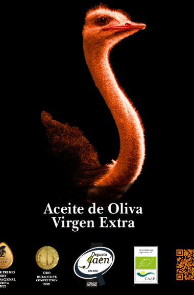 Cañada del Avestruz AOVE Botella de cristal 500 ml