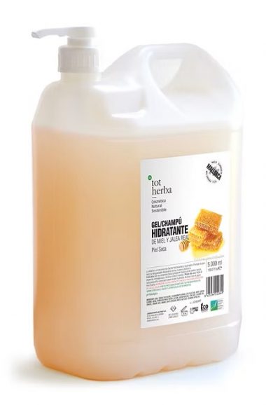 EcoRecarga Gel de ducha hidratante Miel y Jalea Real 5 Litros