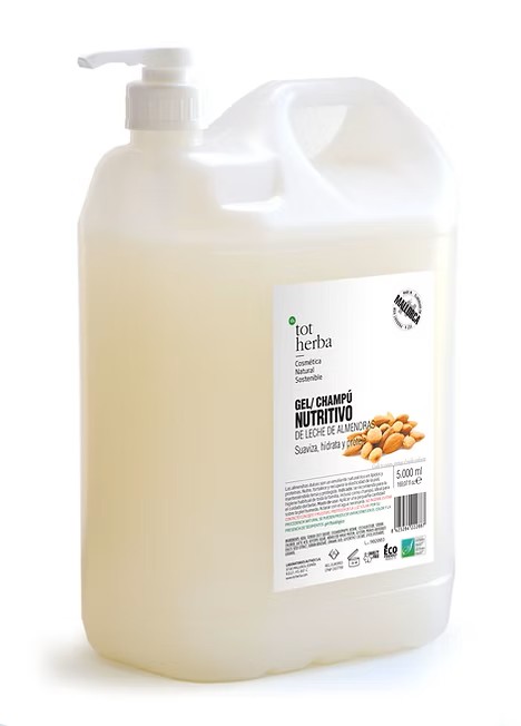 EcoRecarga Gel/Champú Nutritivo Leche de Almendras